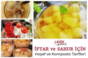 İftar Ve Sahur Sofraları İçin Susuzluğa İyi Gelecek Hoşaf Ve Komposto Tarifleri