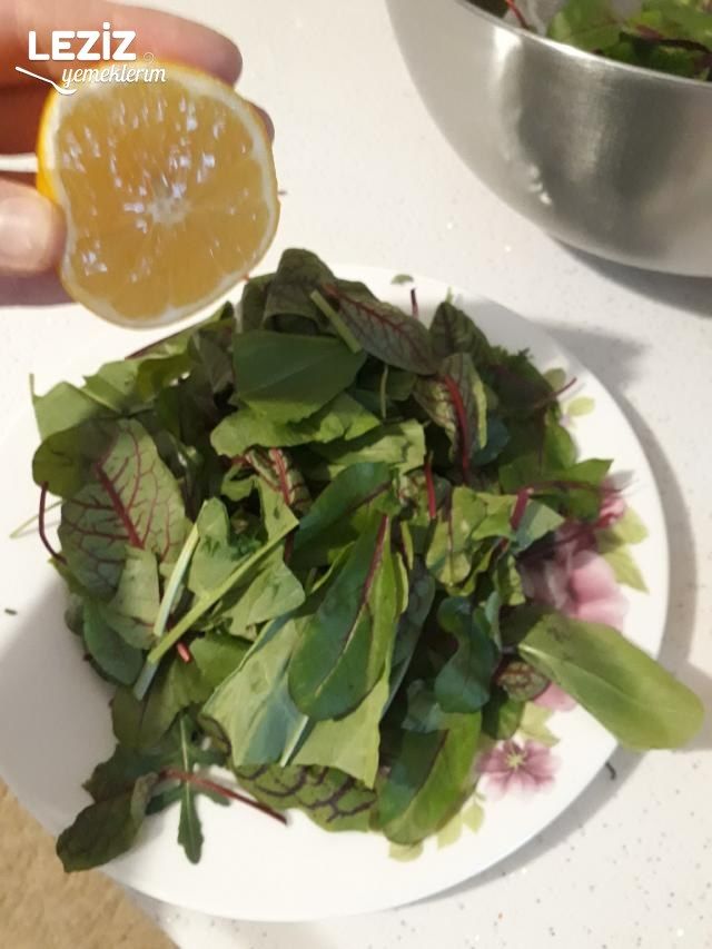 Kuzu Kulağı Ve Taze Pancar Salatası