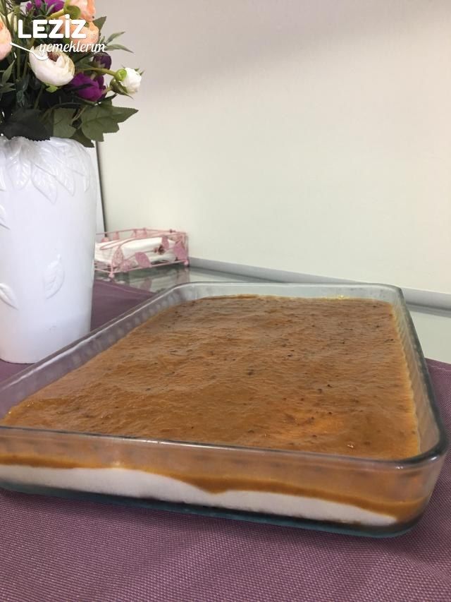 Kayısı Soslu Etimek Tatlısı