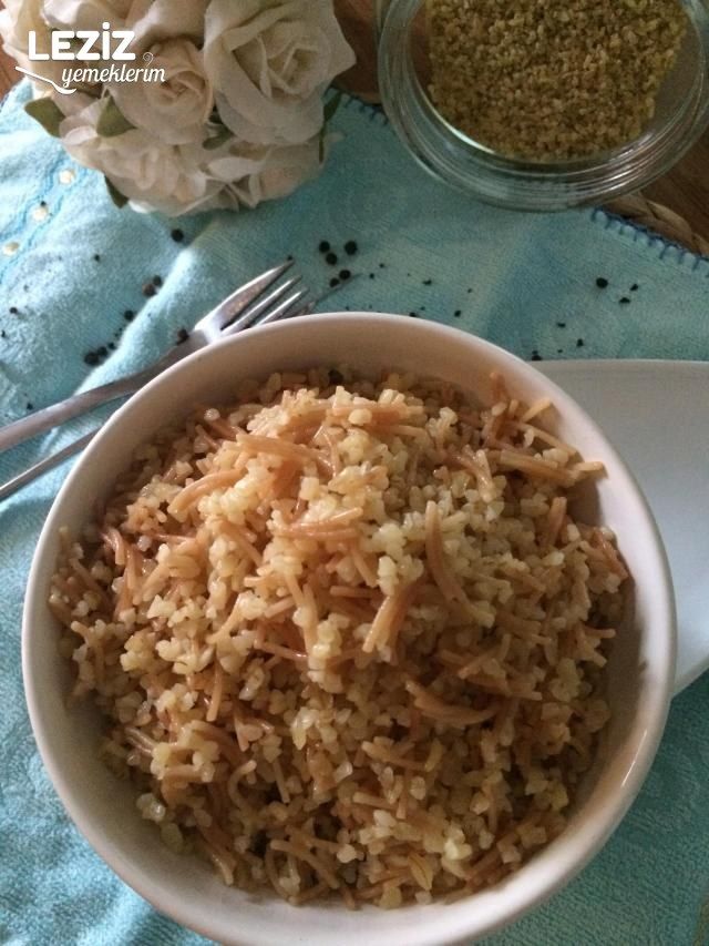 Tel Şehriyeli Bulgur Pilavı Yapımı