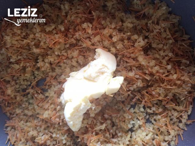 Tel Şehriyeli Bulgur Pilavı Yapımı