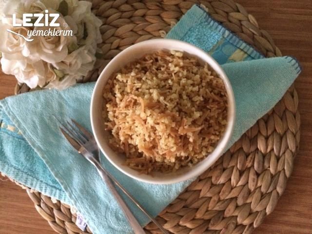 Tel Şehriyeli Bulgur Pilavı Yapımı