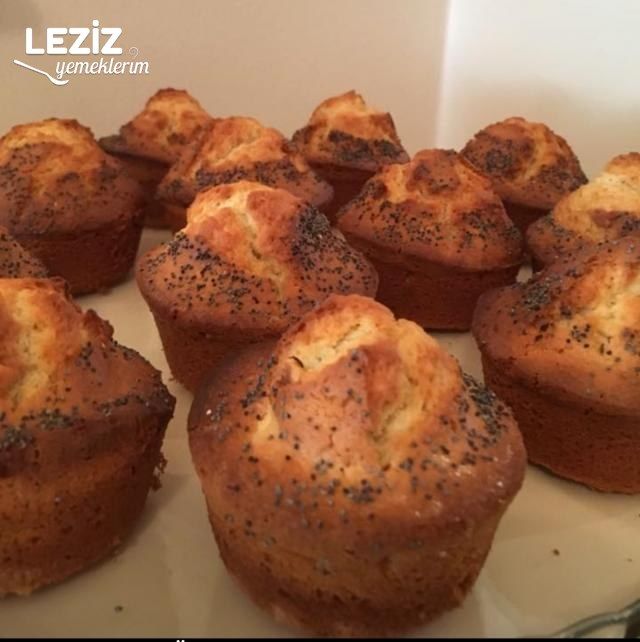 Muffin Kalıbında Tahinli Kek