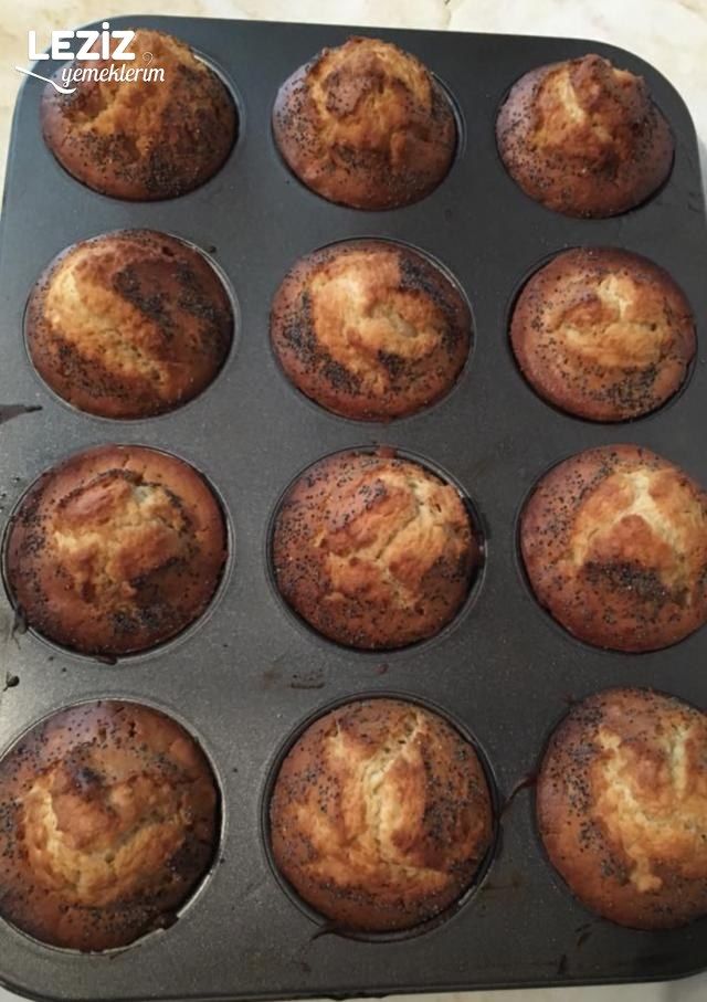 Muffin Kalıbında Tahinli Kek