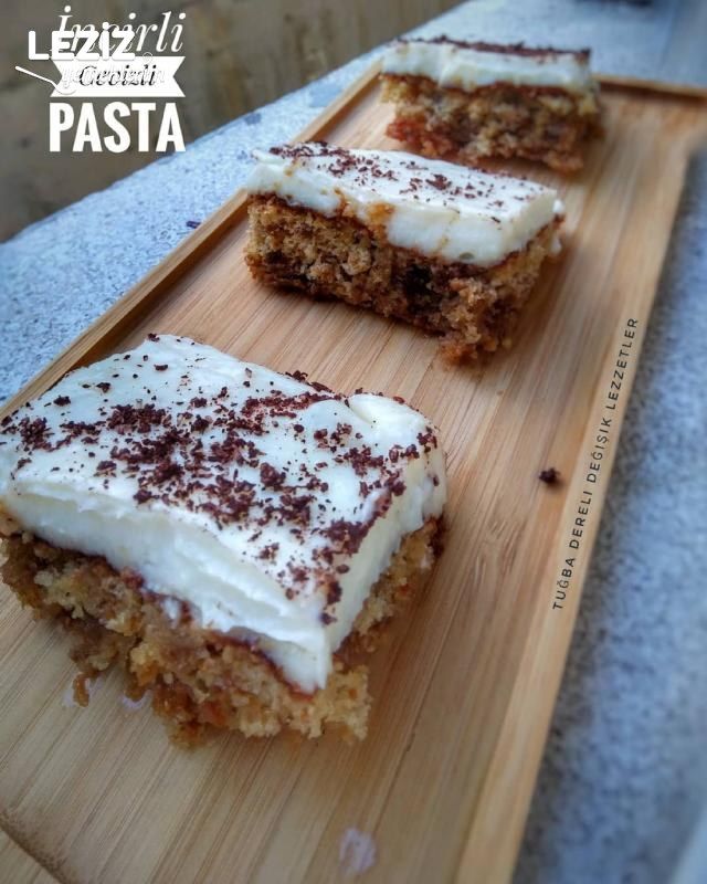 İncirli Cevizli Pasta