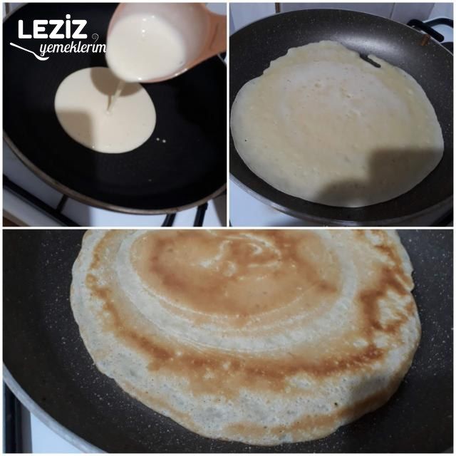 Sucuklu Kaşarlı Krep Bohçası