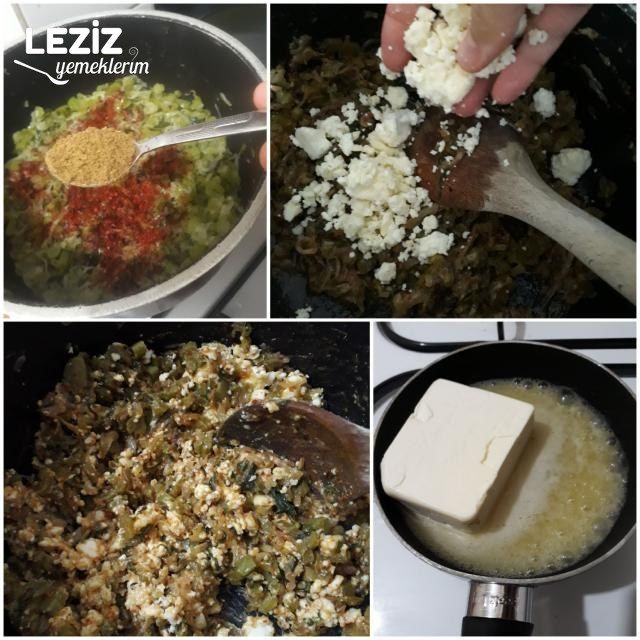 Pazı Sapından Harçlı El Açması Börek