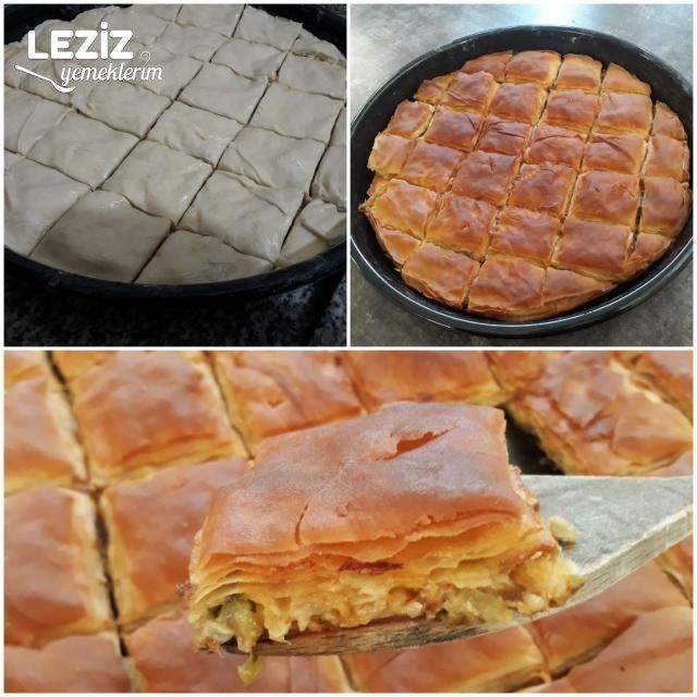 Pazı Sapından Harçlı El Açması Börek