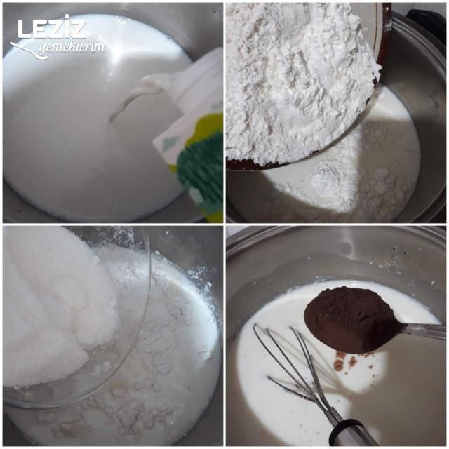 Bitter Çikolatalı Pasta Kreması (Yumurtasız)
