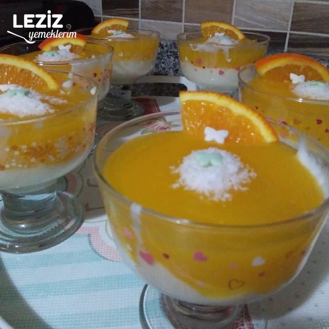 Portakallı Muhallebi Tarifi