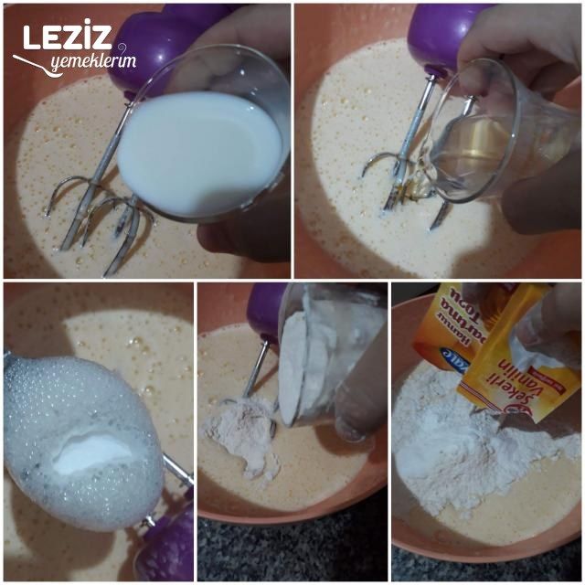 Çilekli Kek Yapımı