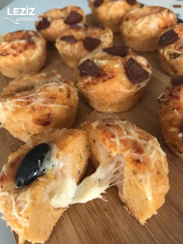 Muffins Pizza (Çok Kolay)