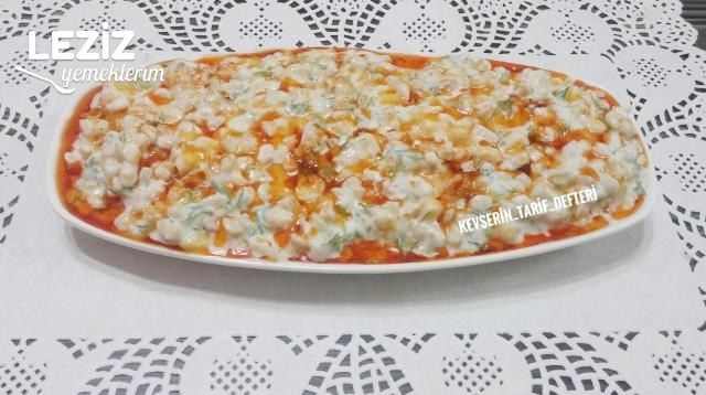 Nefis Yoğurtlu Buğday Salatası Tarifi