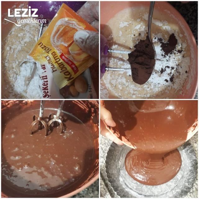 Muhallebili Tart Kek Tarifi (Yaş Pasta Lezzetinde)