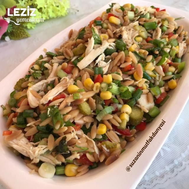 Tavuklu Şehriye Salatası Tarifi Nasıl Yapılır