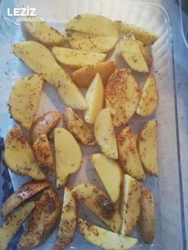 Baharatlı Elma Dilim Patates
