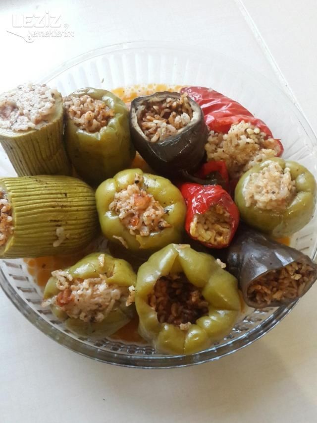 Karışık Dolma (Biber, Kabak, Patlıcan)