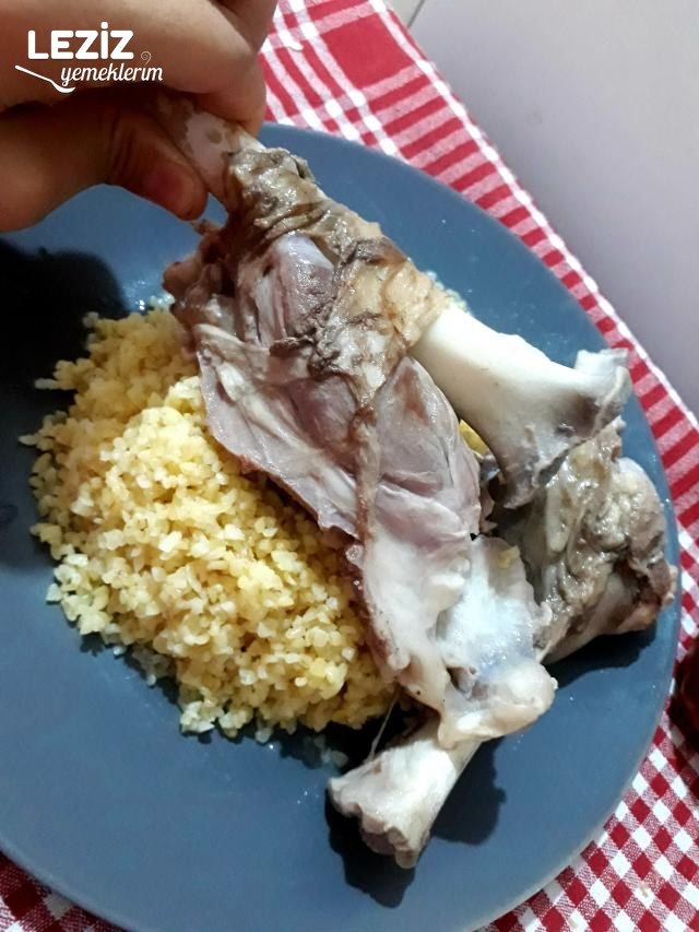 Lokum Gibi Incik Haşlama Ve Çok Lezzetli Sade Bulgur Pilavı