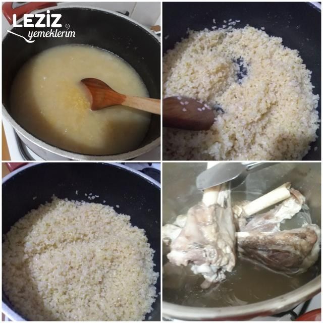 Lokum Gibi Incik Haşlama Ve Çok Lezzetli Sade Bulgur Pilavı