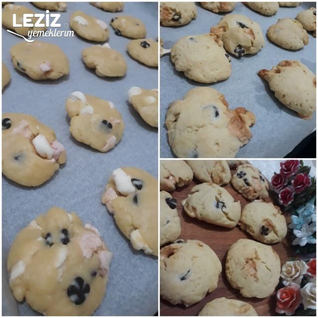 Marshmallowlu Kurabiye - S'maros Cookies