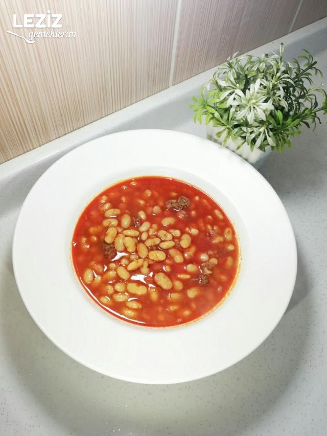 Düdüklüde Lokum Gibi Kıymalı Kuru Fasulye