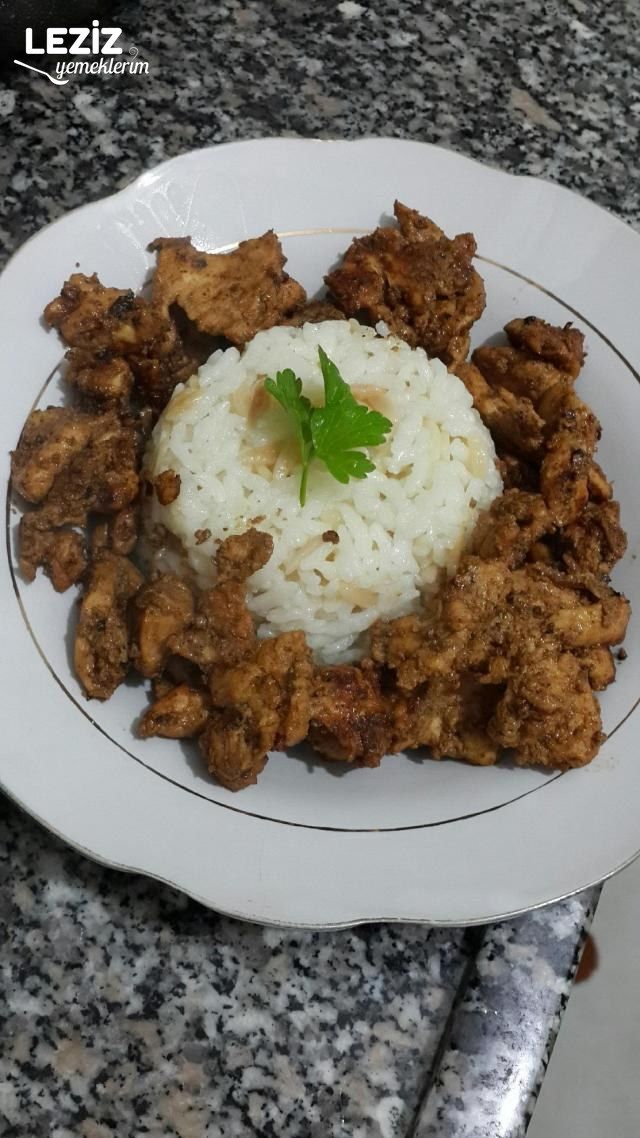Ev Yapımı Tavuk Döner (Marine Edilmiş)