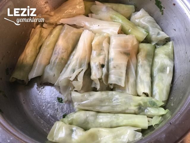 Zeytinyağlı Lahana Sarması Tarifi