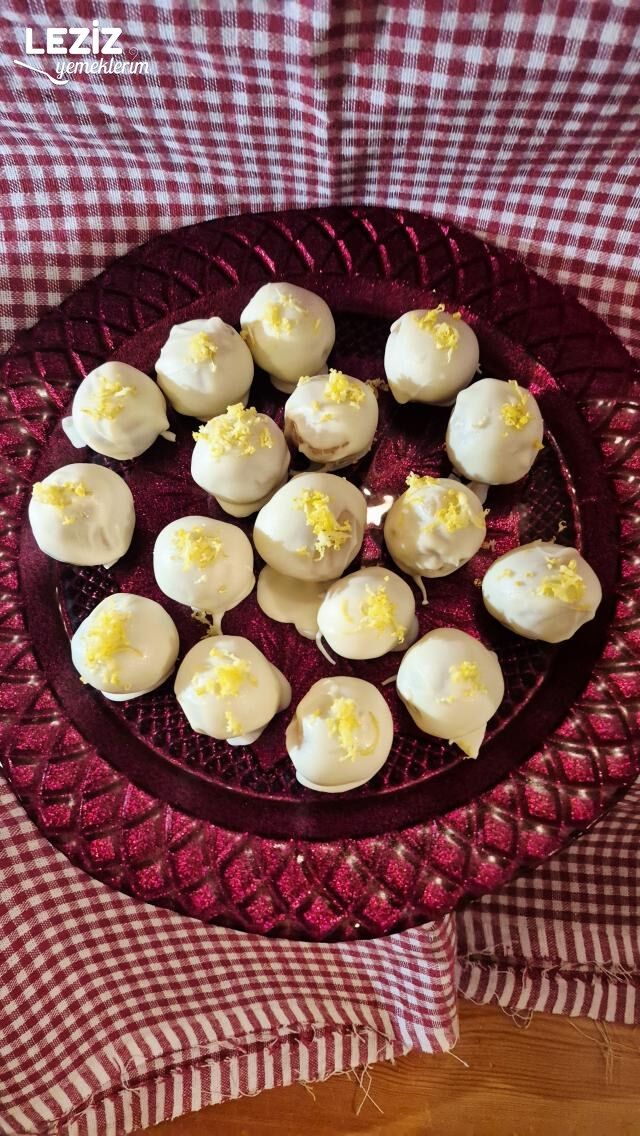 Limonlu Cheesecake Topları