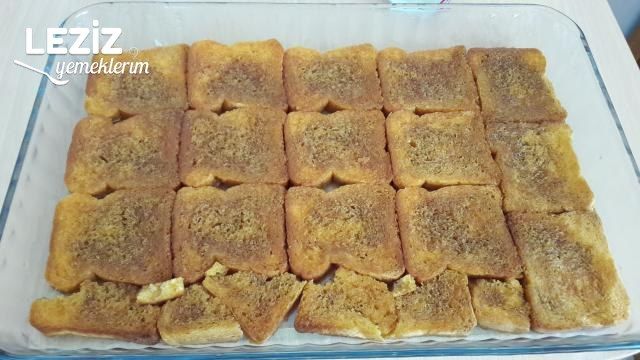 Karamelize Şerbetli Etimek Tatlısı