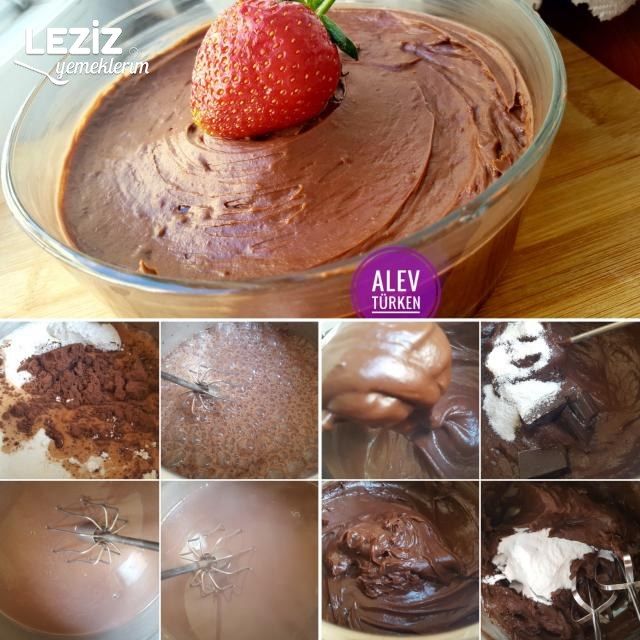 Bol Çikolatalı Kremalı Ve Çilekli Pasta ( Şekli Şahane)