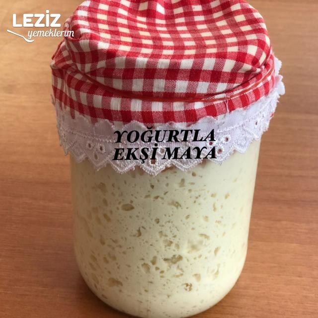 Yoğurtla Ekşi Maya Yapımı