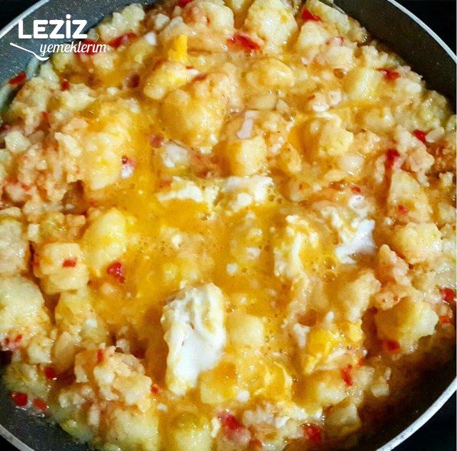 Çok Lezzetli Yumurtalı Patates Kavurması