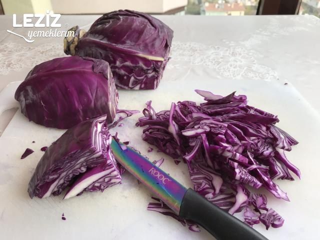 Kırmızı Lahana Turşusu (Hemen Deneyin)