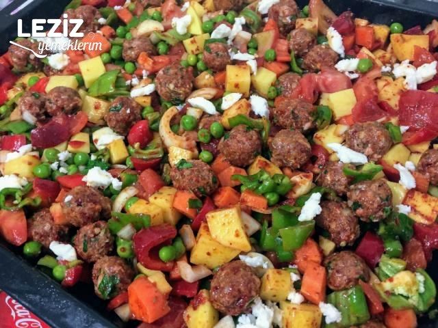 Fırında Sebzeli Misket Köfte Tarifi