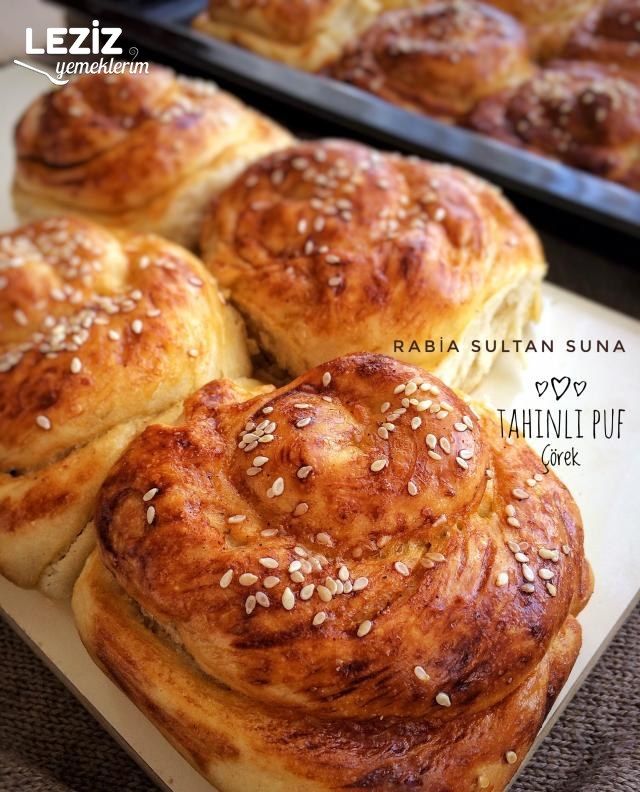Tahinli Puf Çörek