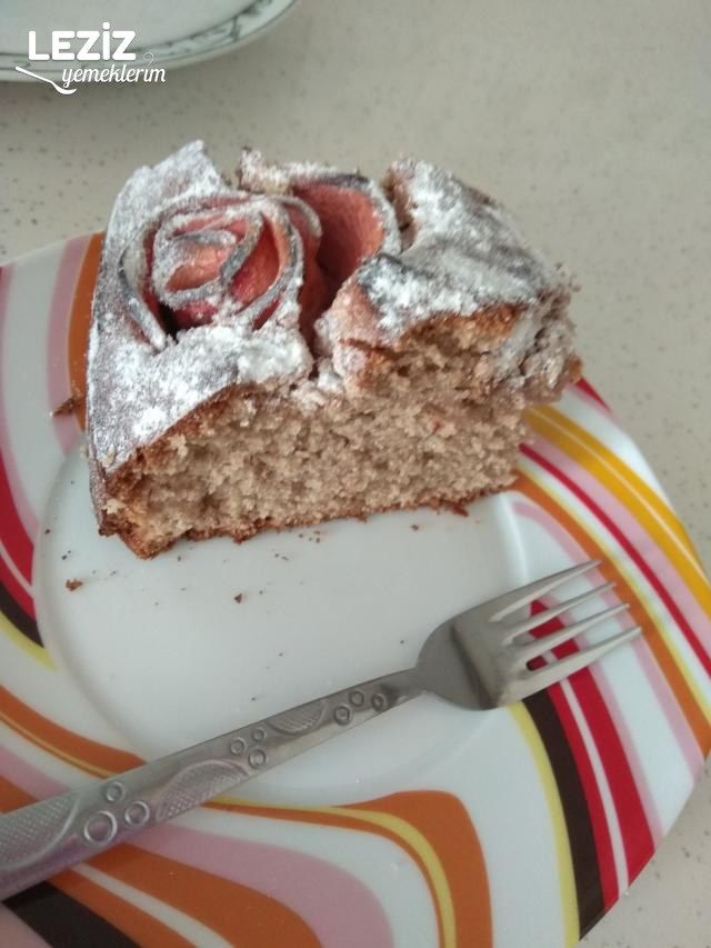 Sağlıklı Elmalı Kek (Görüntüsü Efsane)