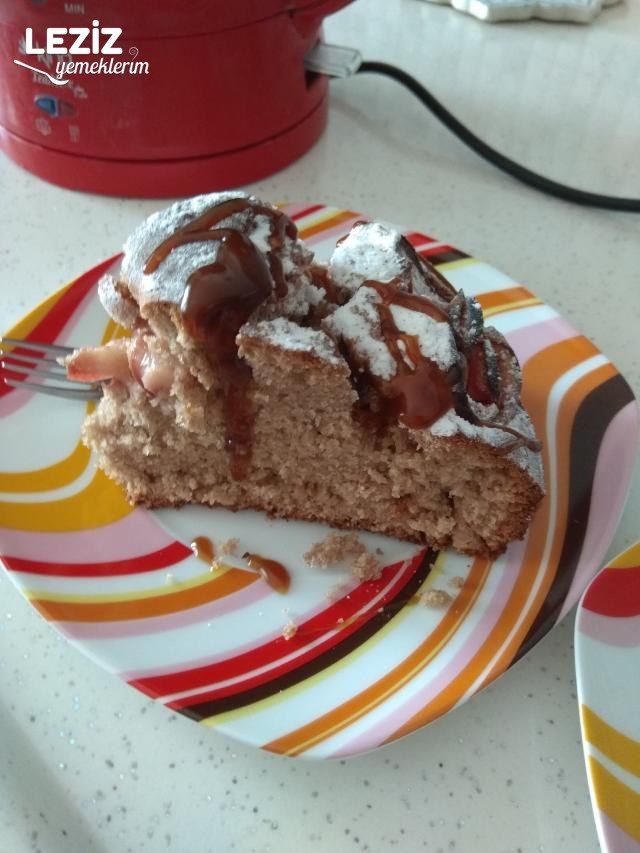Sağlıklı Elmalı Kek (Görüntüsü Efsane)