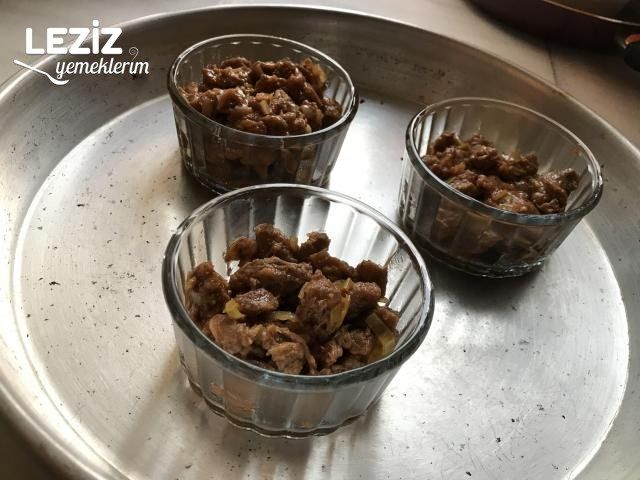 Milföy Çanağında Et Kavurma