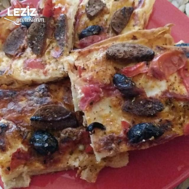Pizza Börek Yapılışı