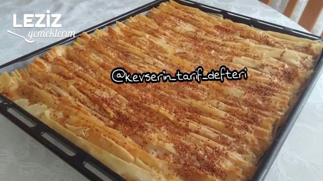 Çıtır Çıtır Peynirli Pileli Börek Tarifi