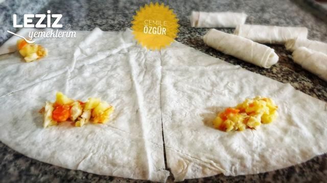 Patatesli Tavuklu Paçanga Böreği