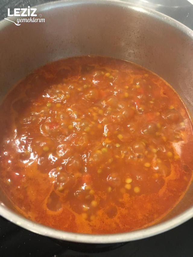 Karaşimşek (Yeşil Mercimek) Yemeği