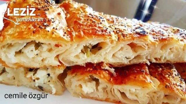 Baklavalık Yufkadan Çıtır Peynirli Börek