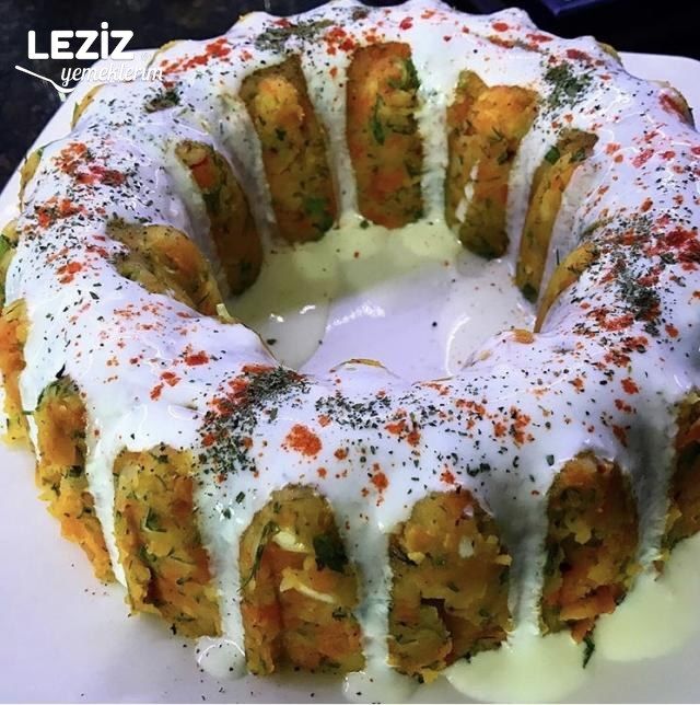 Patatesli - Havuçlu Kek Salata