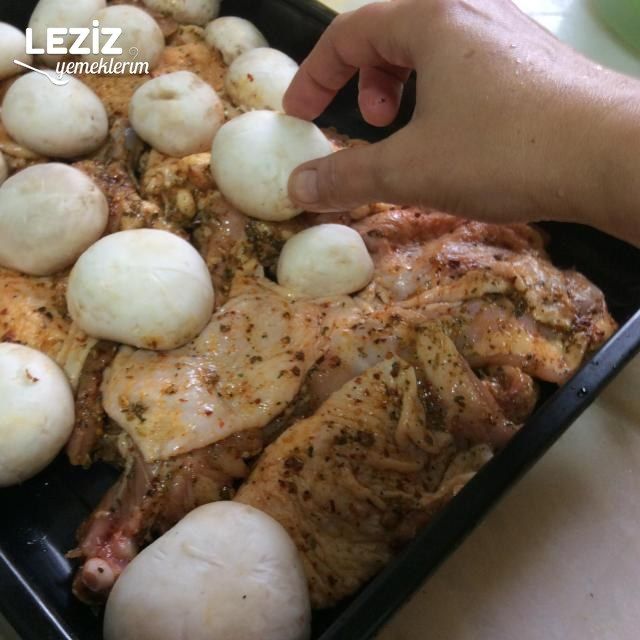 Baharatlı Mantarlı Tavuk Pirzola