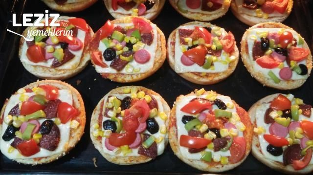 Hamburger Ekmeği Pizzası (Daha Yumusak Ve Daha Doyurucu)