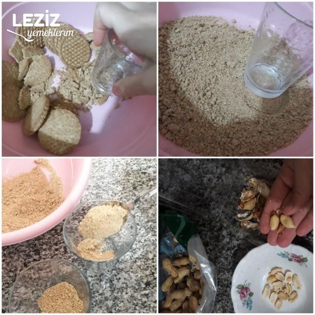 Karamelli Fıstıklı Muhallebi Cupları (Sinickers Tadında)