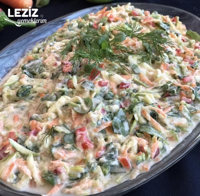 Elmalı Semizotu Salatası