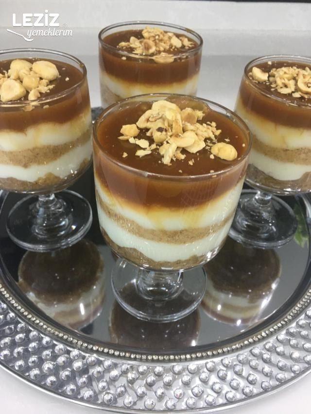 Elmalı Karamelli Sütlü Tatlı