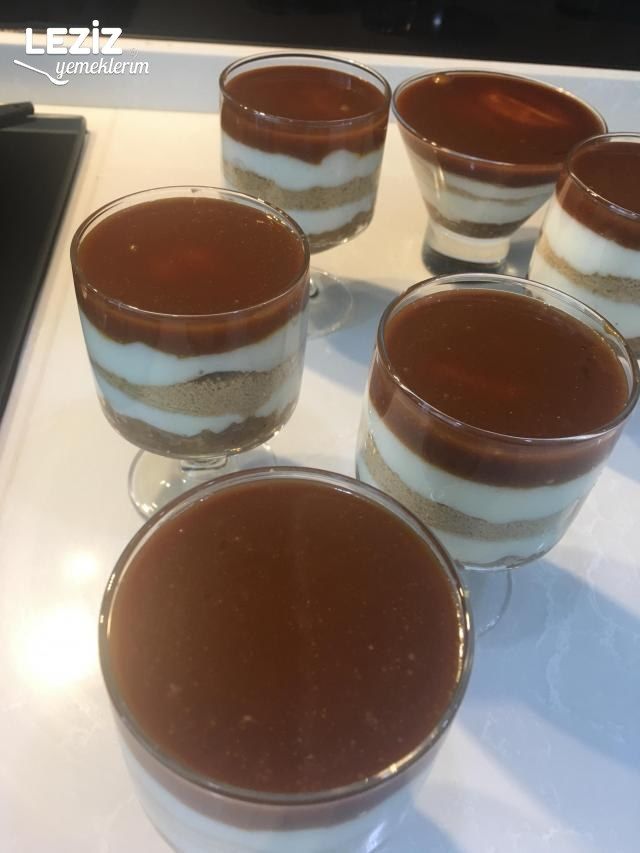 Elmalı Karamelli Sütlü Tatlı